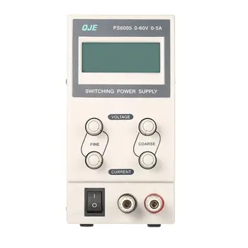 

0-60V 0-5A 3 Digit Variable Digital Regulated DC Switching Power Supply Adjustable Output Voltage Current LCD Display EU\US Plug