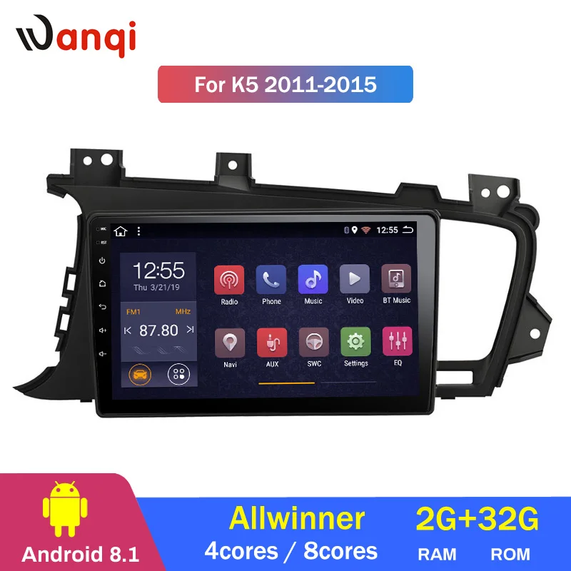 Cheap 2G RAM 32G ROM 9 Inch Android 8.1 Car Video player for Kia K5 2011-2015 Auto radio GPS navigation 2