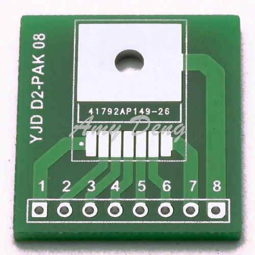 20 шт./лот TO263-8 переходная пластина D2-PAK поворота DIP2.54