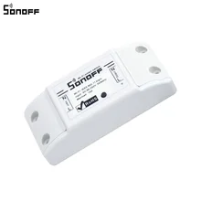 Из 2 предметов sonoff Wifi Smart Switch Переключатель с переключателем Wifi беспроводной переключатель универсальный DIY умный дом переключатель Wi-Fi Domotica устройства