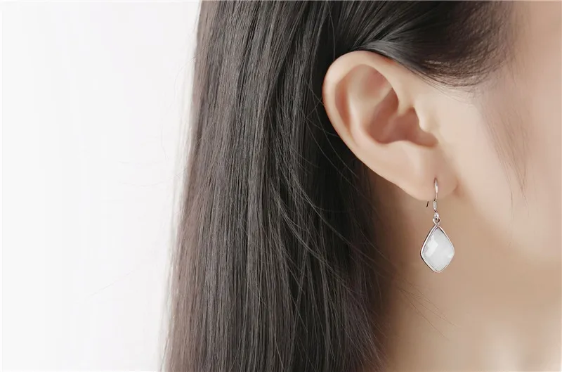 Новые модные женские золотые серьги LUKENI зеленые кристаллы винтажные капли из