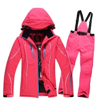 Free shipping Women ski suits jackets + pants, snowboard clothing, snowboard ski jacket Waterproof Breathable Wind Resistant