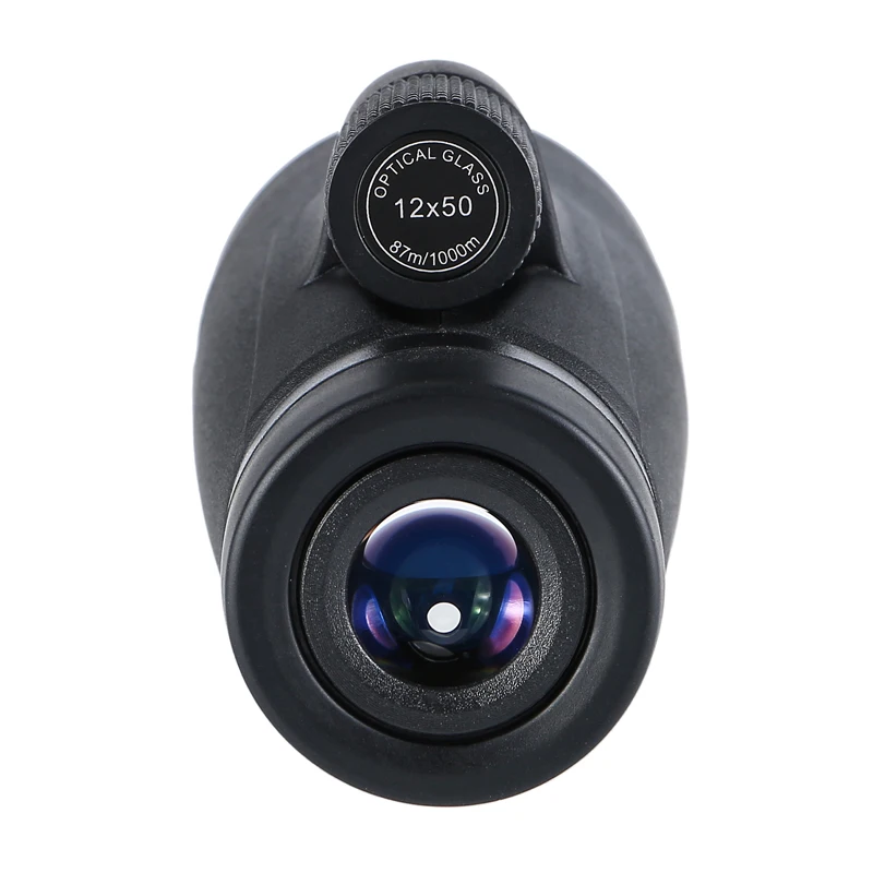 Maifeng 12X50 عالية الطاقة تلسكوب HD أحادي مناظير للمشي منخفضة ضوء للرؤية الليلية المهنية الصيد نطاق العدسة