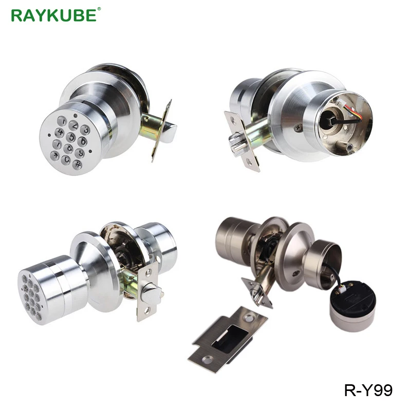 RAYKUBE цифровой электронный замок без ключа ручка для входной двери дверной пароль