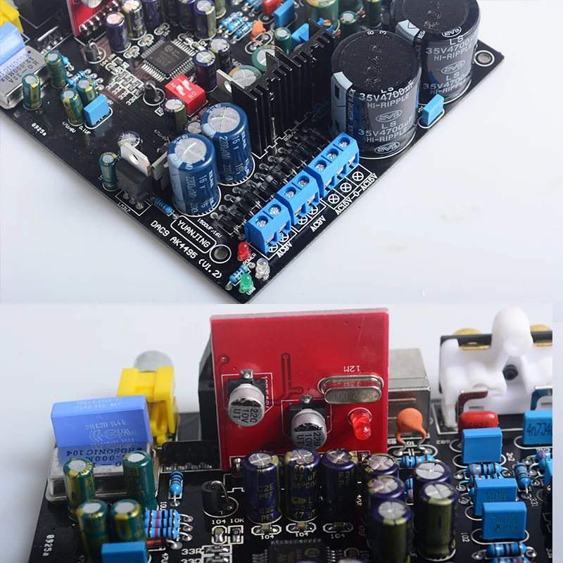 AK4495SEQ WM8805 AD827 PCM2706 USB ЦАП Оптическое волокно Coaxis плата декодирования аудио