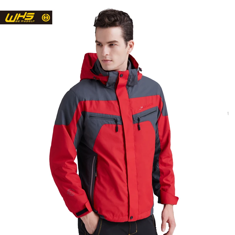 

WHS hot sale Men windbreaker spring autumn camping jacket male outdoor sport clothes waterproof jackets thermal coat Autumn