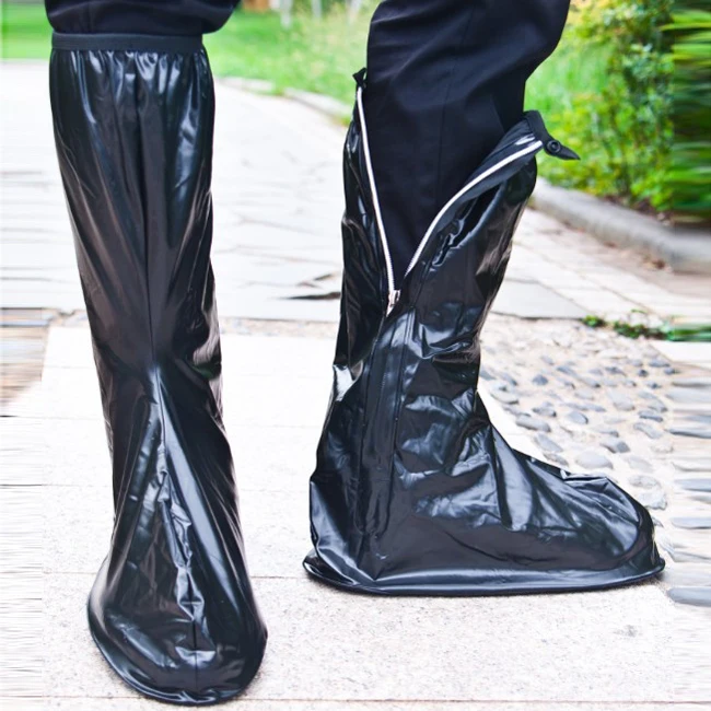 

Men Women Transparent Waterproof Shoe Covers PVC Rainy Motorcycle Riding Cycling Non-Slip Overshoes Rain Shoe Covers Protective