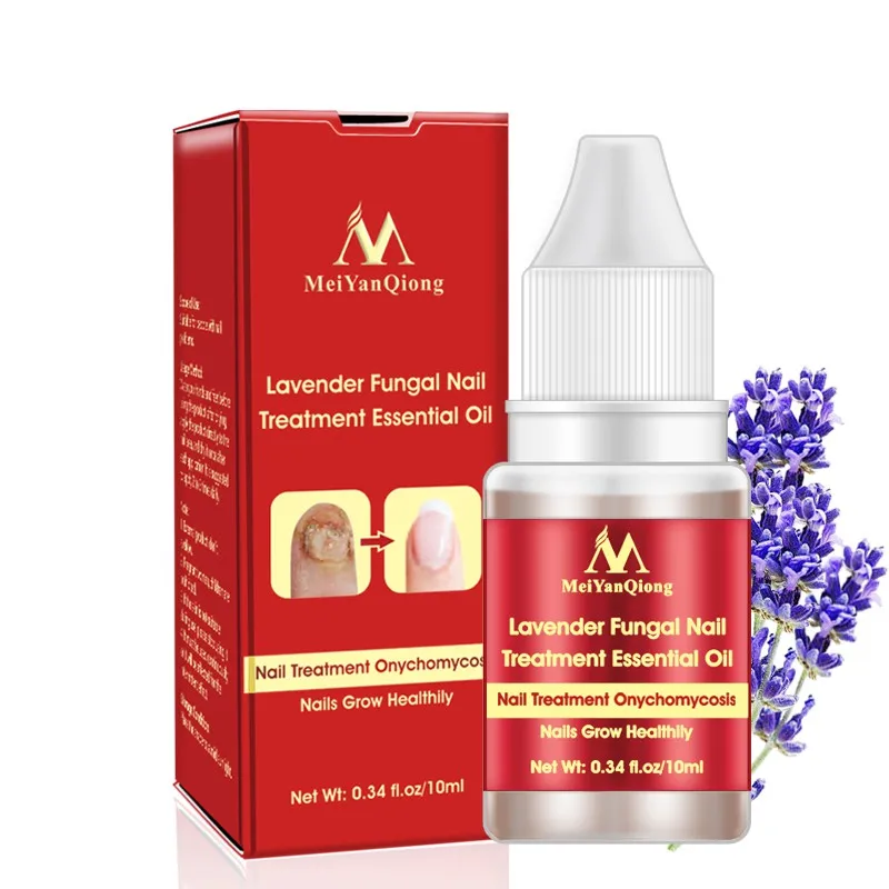 

New Lavender Fungal Nail Treatment Essential Oil Nail Fungus Removal Infection Feet Care Polish Gel Herbal Moist Essential Oil