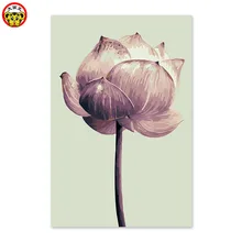 Домашний декор живопись синий Лотос bleak настенные антикварные декоративные фоновые картины китайская ручная раскраска