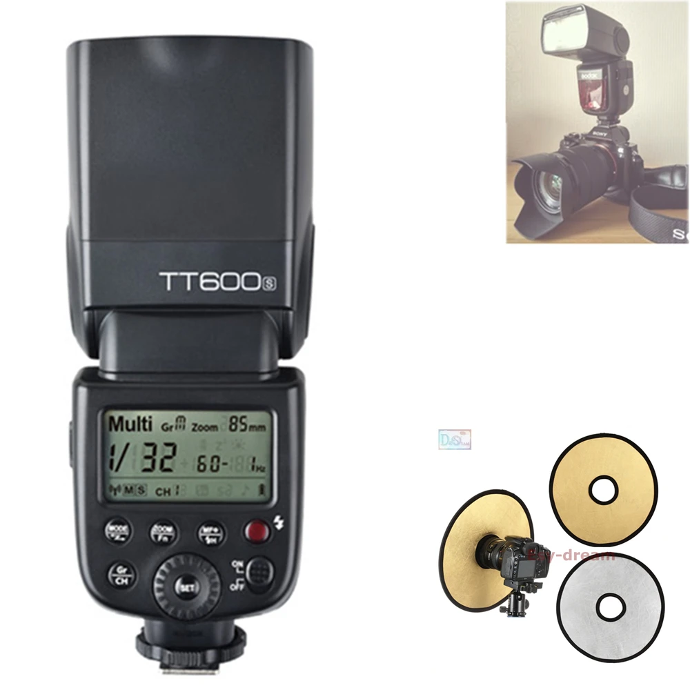 Godox TT600S 2.4G HSS 1/8000s GN60 Flash Speedlite for Sony A9 A7 A7S