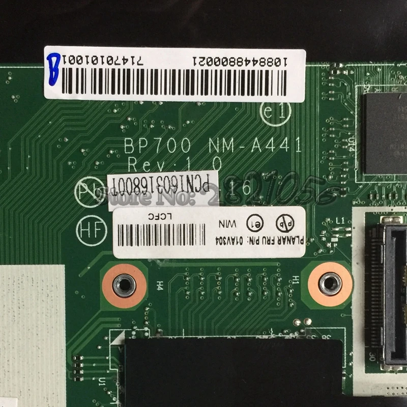 BP700 NM-A441 FRU 01AV304 материнская плата для Lenovo thinkpad P70 17 дюймов основная плата SR2FQ i7-6700HQ Процессор