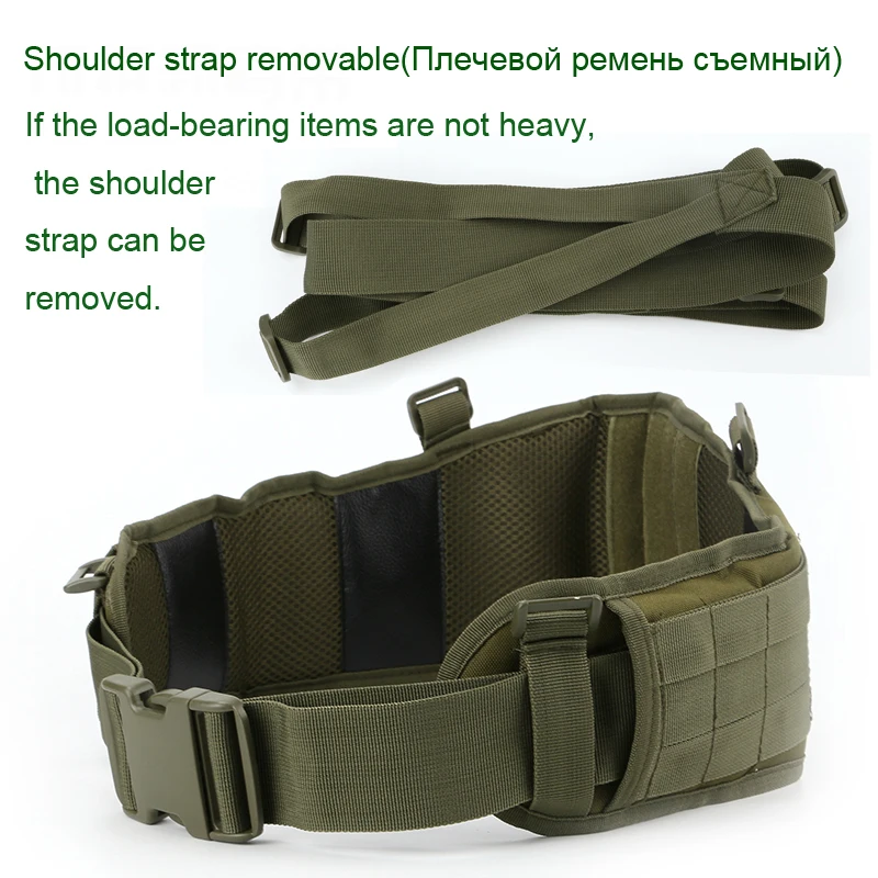  Tactical Molle Belt Men's Army Special 1000D Nylon military belt Convenient combat Girdle EAS H-sha