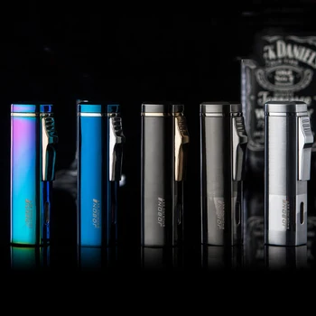 

5pcs/lot high quality Butane gas windproof lighter gadgets for men New plasma lighter isqueiro with box cigarette tool LIGHTER