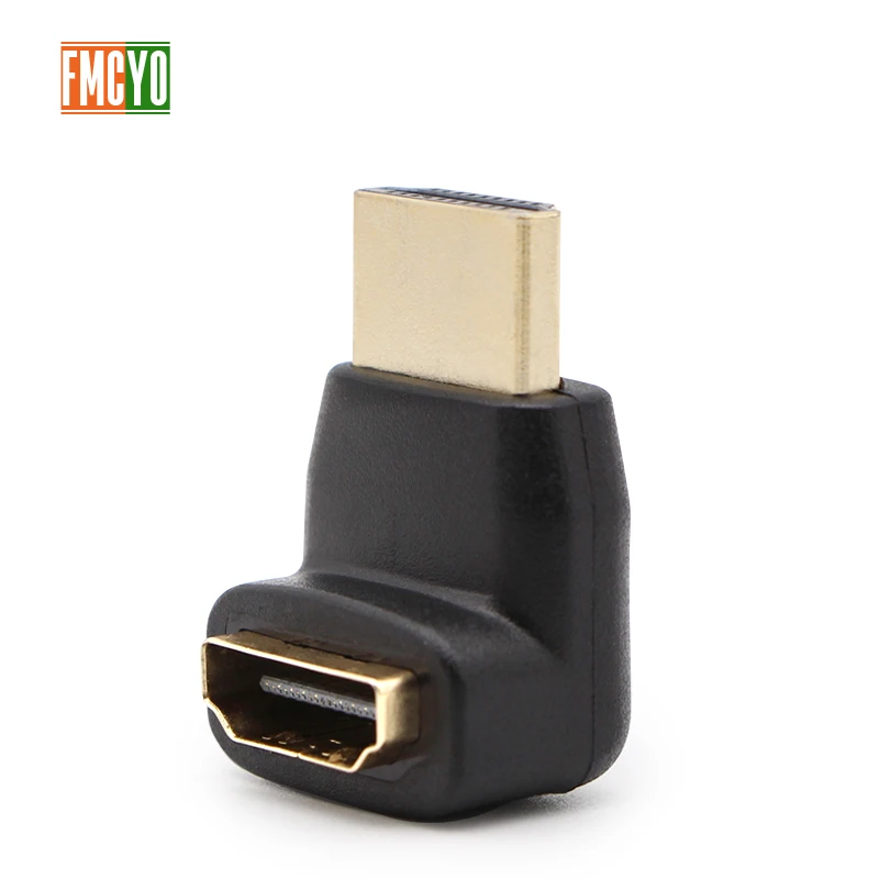 

90 Degree HDMI A Male to Female Port Adapter Right Angle Extension Converter