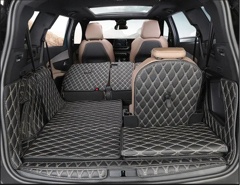 Новинка для Peugeot 5008 2017 12 шт. высококачественный коврик багажника автомобиля