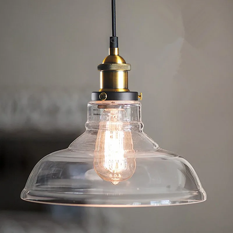 Buy Vintage Antique Clear Glass Lamp shade Pendant