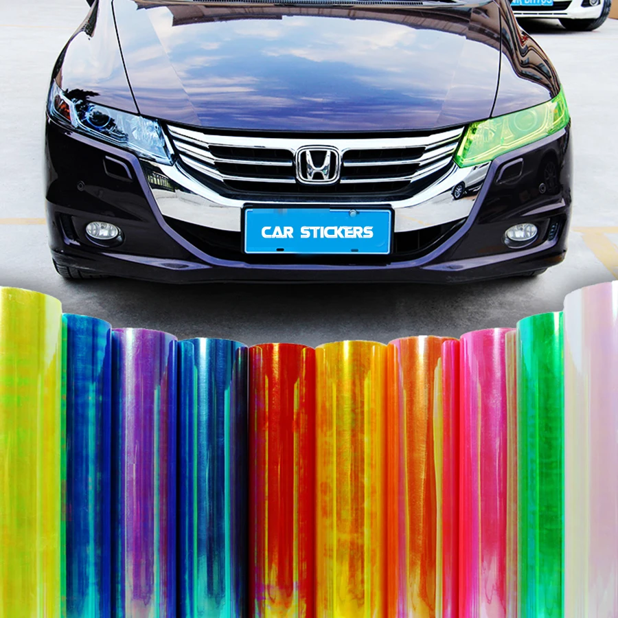Car styling 13 Colors 30x180cm Car Light headlights taillights lights