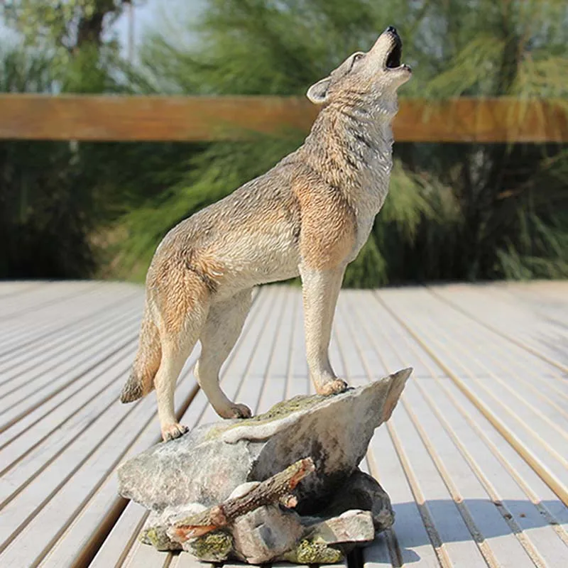 Mnotht 1/6 Canis Lupus модель волк домашние мини игрушки эмуляция смолы аксессуары для