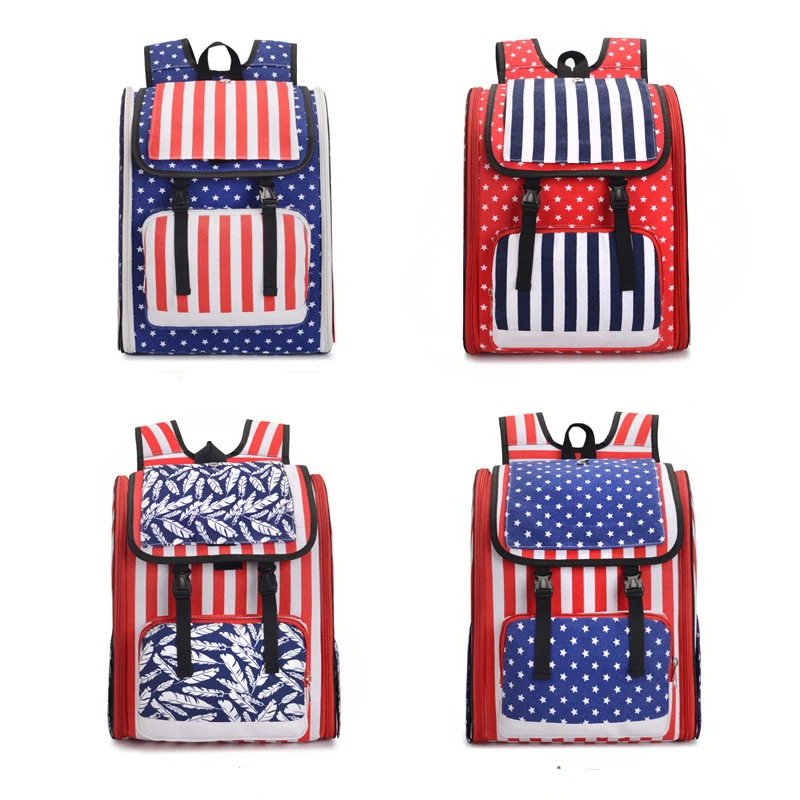 High Quality Dog Carriers Pet Cat Travel Carrying Breathable Shoulder bag Outside Travel Portable Foldable Backpack Pet Products5