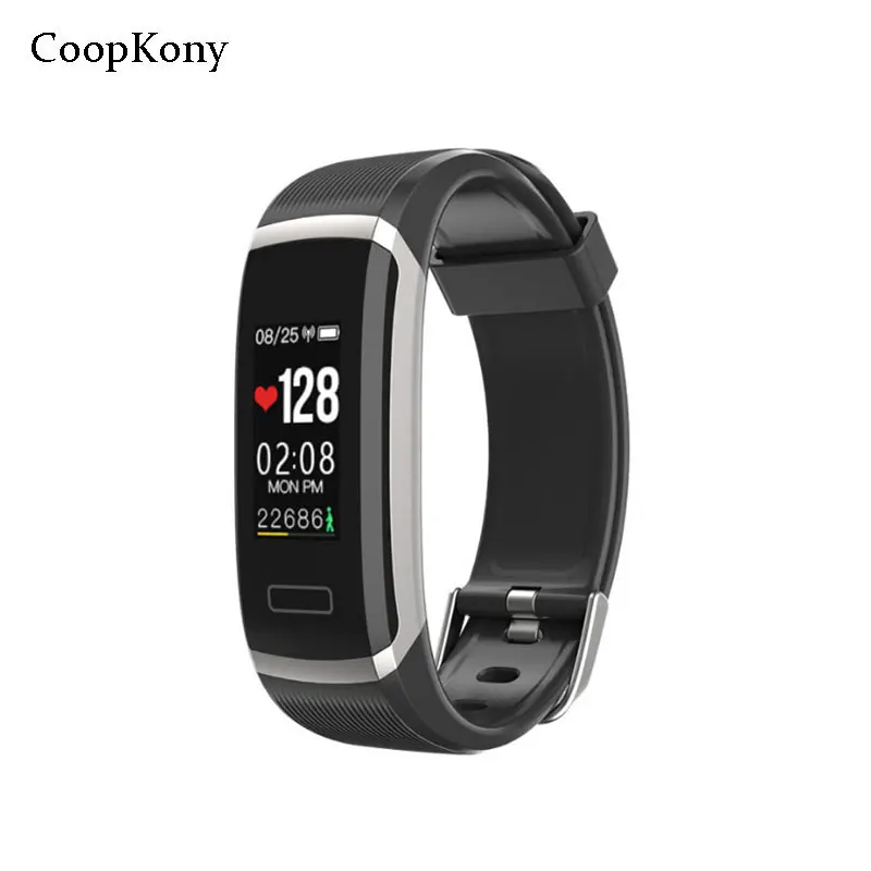 

Coopkony Smart Band Fitness Tracker Watch TFT Color Screen Smart Wristband 0.96" TFT Color Screen Heart Rate Monitor Bracelet