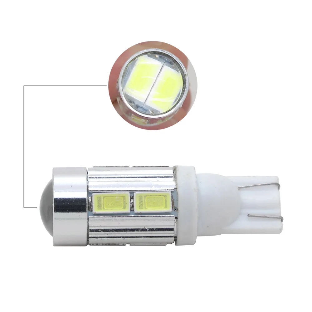 1 шт. T10 W5W 194 168 светодиодный светильник для автомобиля s 12V 5630 5730 SMD авто номерной