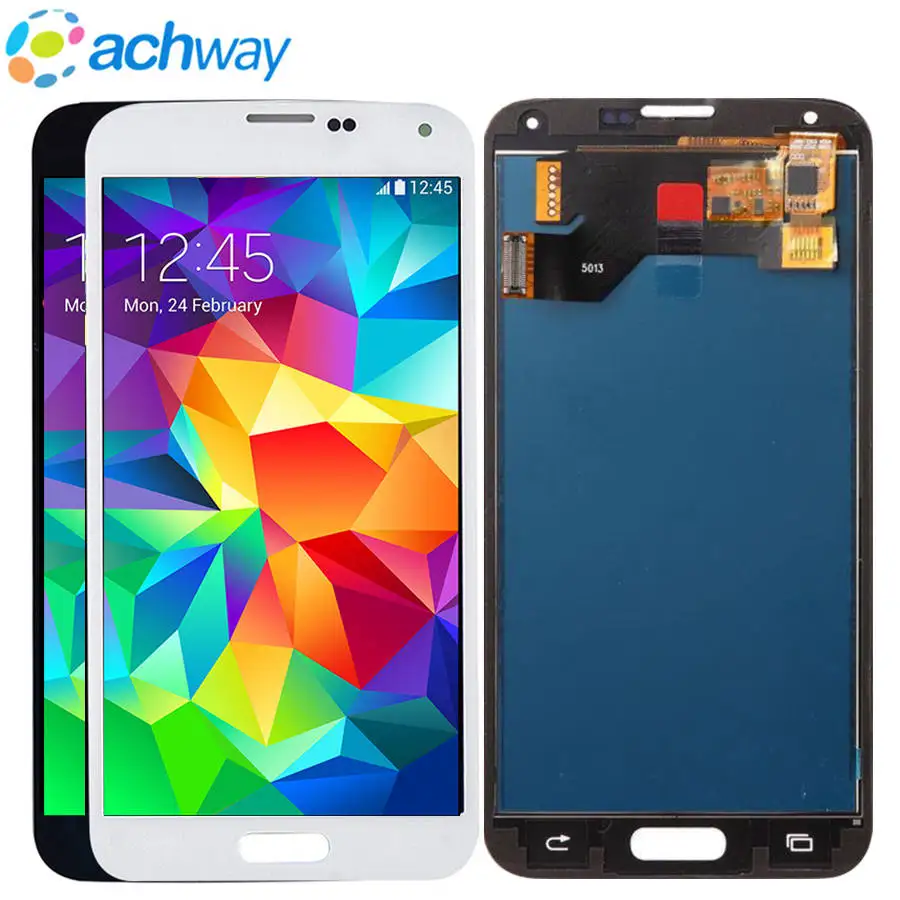 

Hight Qualily Full LCD For Samsung S5 LCD G900F Display LCD Screen Touch Digitizer Assembly For Samsung Galaxy S5 G900 G900F LCD