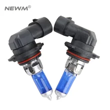 2x9006/HB4 12V 6500K 55W 110W супер белые автомобильные галогенные лампы, лампы для фар, противотуманные фары, голубое стекло