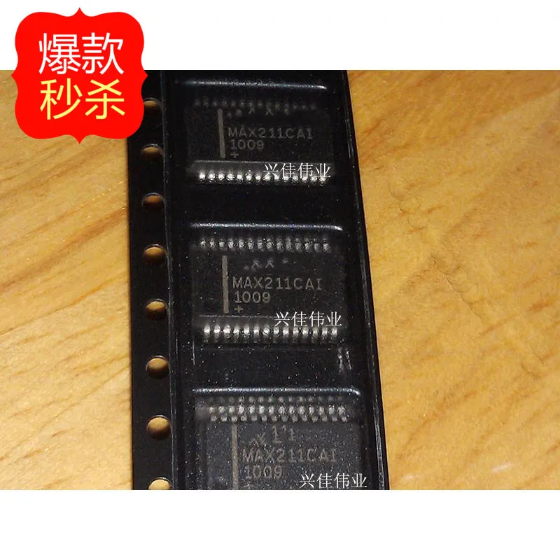 10PCS New original authentic MAX211 MAX211CAI SSOP28 Driver / Transceiver | Электронные компоненты и