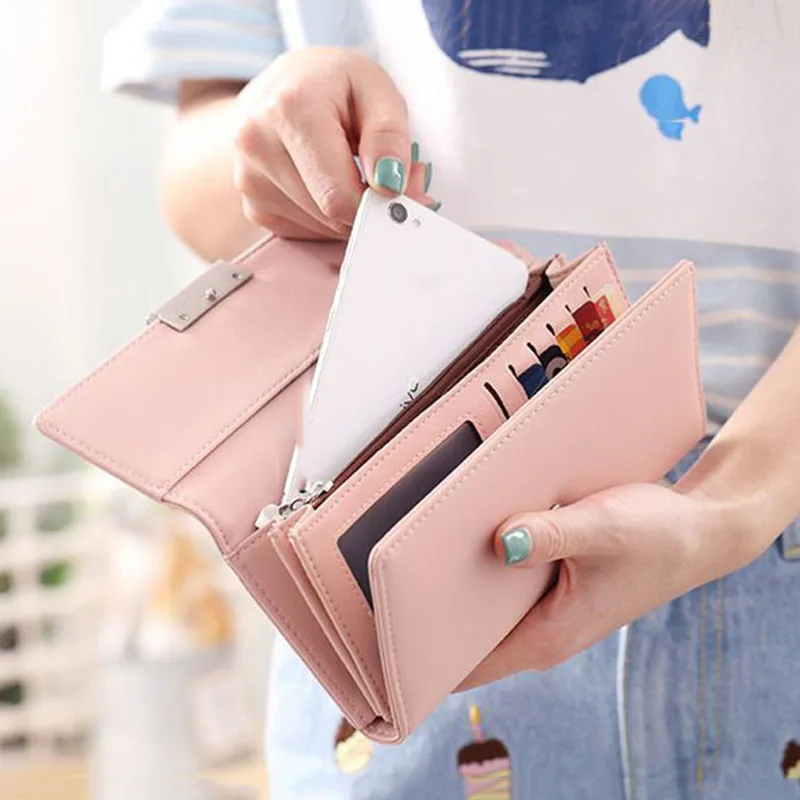 Women's Purse Women Wallet Long Passport Bag Fashion Female Coin Clutch Card Holder Luxury Designer Simple Wallets Female Purse Women's Purse Women Wallet Long Passport Bag Fashion Female Coin Clutch Card Holder Luxury Designer Simple Wallets Female Purse