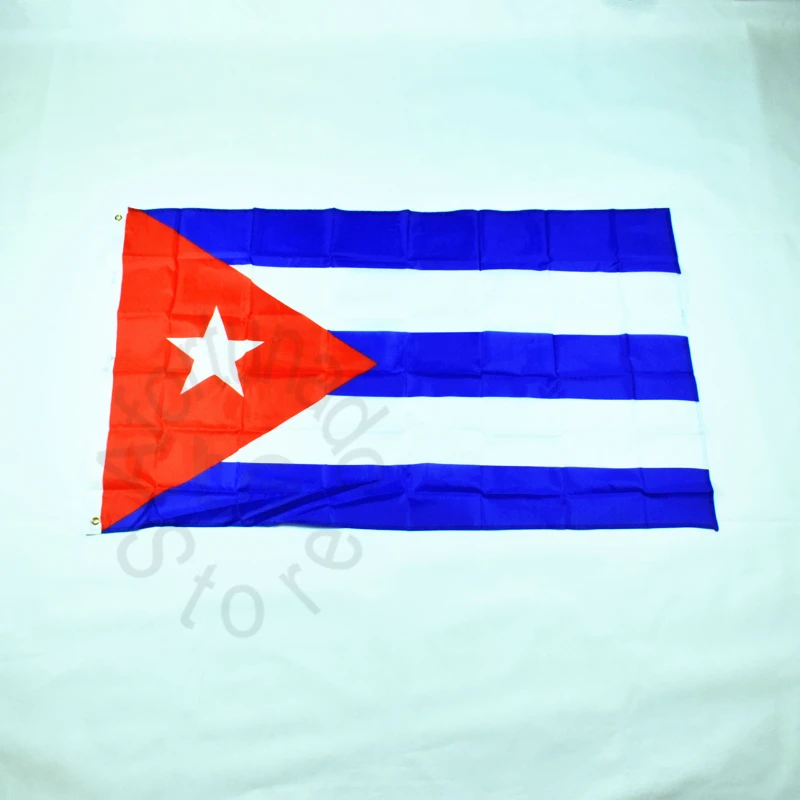 

Cuba Cuban 90*150cm flag Banner Free shipping 3x5 Foot Hanging National flag for meet,Parade,party.Hanging,decoration