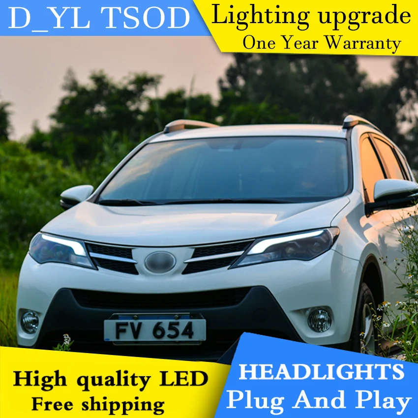 Car Styling Headlights for toyota RAV4 LED Headlight 2013 15 for RAV4