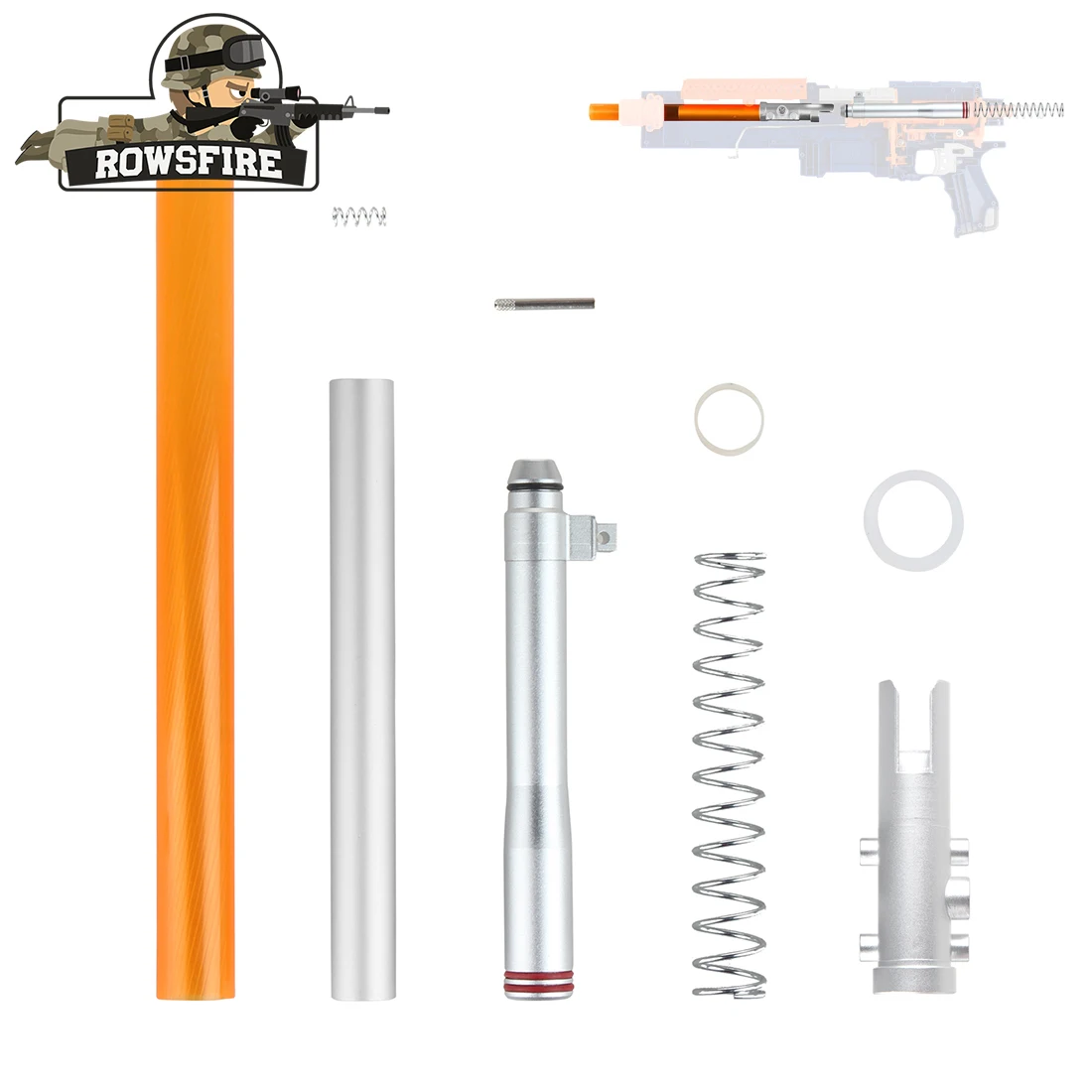

New Worker Short Dart Kit And Short Dart Connector Head For Exclusive Elite Alpha Trooper CS-12 - Silver