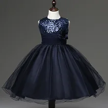 Вечерние платья принцессы для маленьких девочек; цвет черный, серый Вечерние Платья с цветочным узором для девочек; цвет красный, темно-розовый, черный, темно-синий
