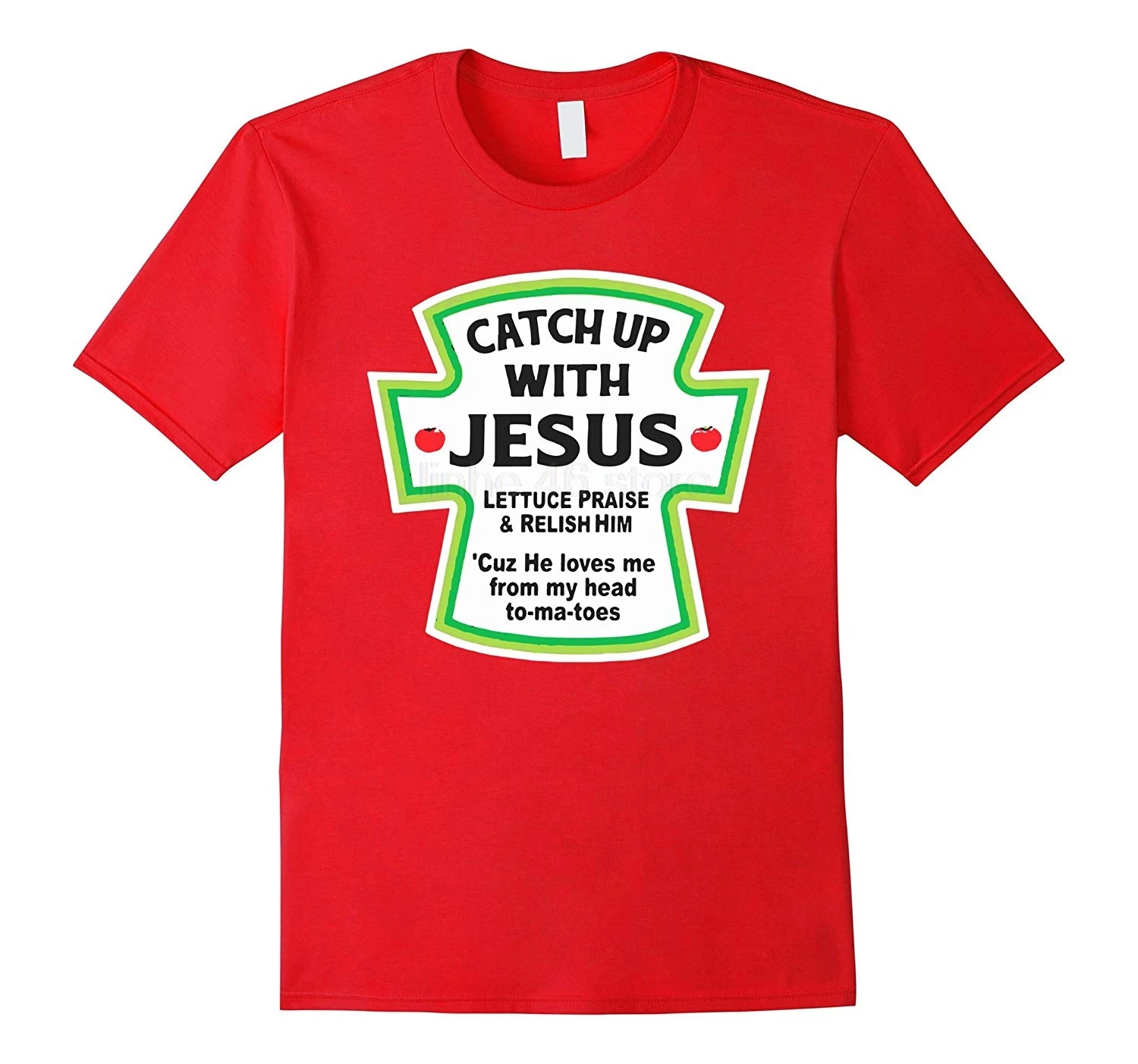 Catch Up With Jesus Funny Christian T Shirt Summer Mens T Shirtin T