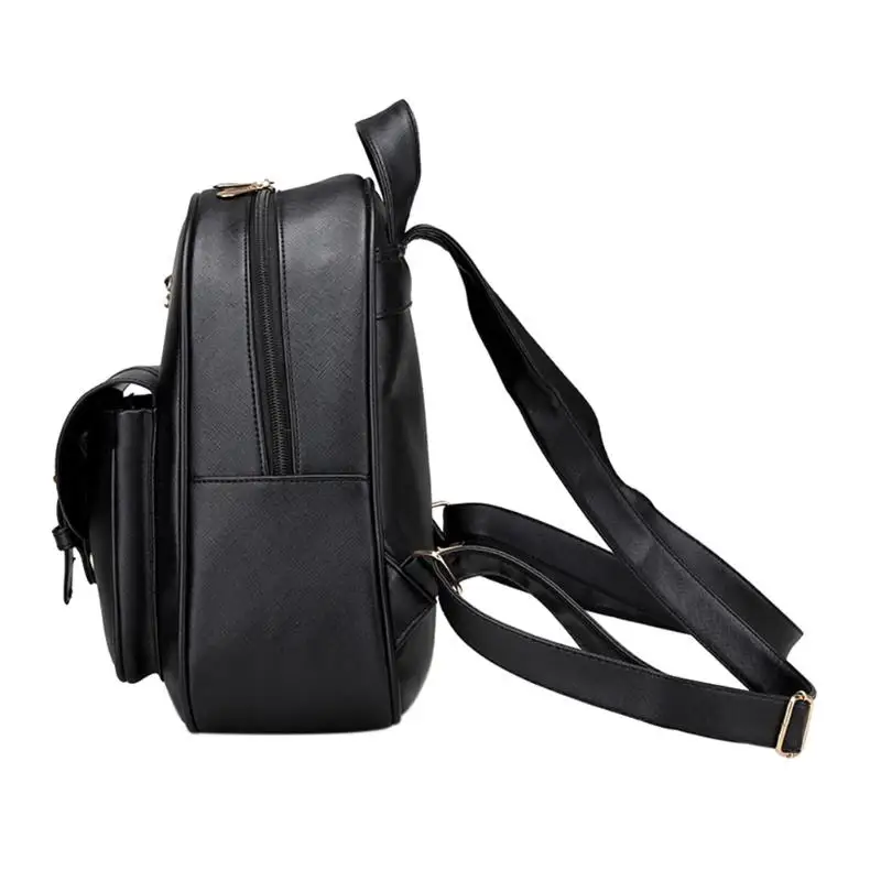 4 шт., женский рюкзак из искусственной кожи с бантом, сумка на плечо, сумка-клатч, простая сумка на плечо, рюкзак для отдыха и путешествий
