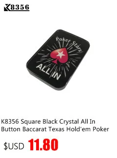 K8356 25 шт./лот 14 г Корона Пшеница PokerClub фильм фишки монеты Baccarat Texas Hold'em двойной цвет Корона глина покер игральные фишки