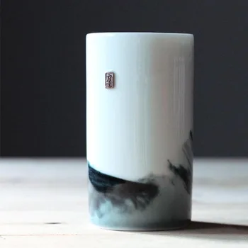 

270ML Creative Art Water Mug Ceramic Porcelain Tea Cup Office Master Juice Coffee Breakfast Milk Cups Vintage Drinkware Teaware