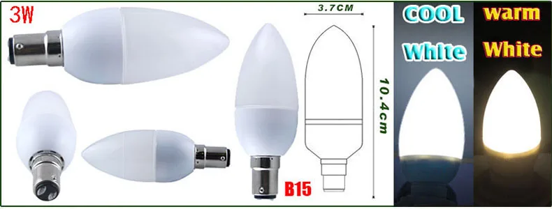 JianJianDian светодиодный лампы E14 E12 B15 E27 B22 SMD2835 110-220V светодиодный Свеча светильник 3W 5 Вт 7 Вт светодиодный 8 Вт люстра белый/теплый белый светодиодный светильник