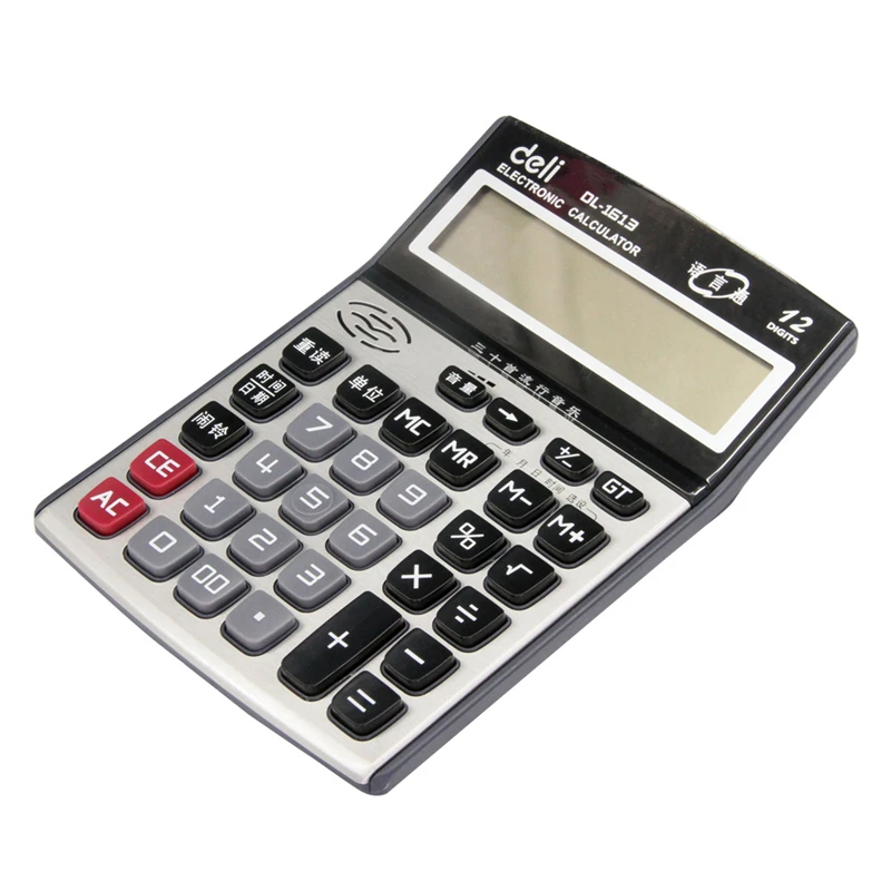 DL 1613 scientific calculator with voice large screen finance computer
