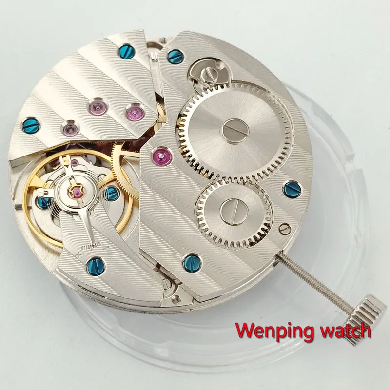 

PARNIS watch movement 17 Jewels mechanical Asia 6497 Hand-Winding movement fit for men's watch wrist watch men P29