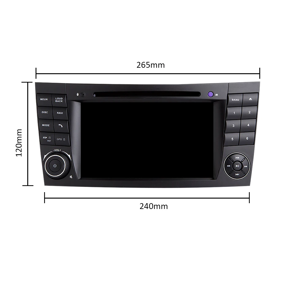 Cheap Android 9.0 DSP IPS 64G Car Radio GPS For Mercedes Benz E-class W211 E200 E220 E300 E350 E240 E270 E280 CLS CLASS W219 2 DIN DVD 32