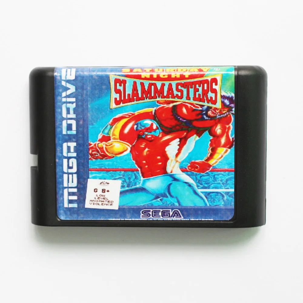Saturday Night slammasters 16 бит MD карточная игра для Sega Mega Drive для Genesis