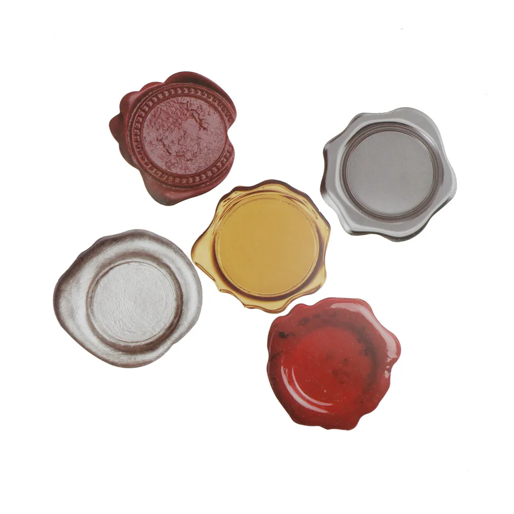 45Pcs/Set Wax Seal Stickers Sealing Wax Stickers for Envelope DIY Wax Seal StickerDIY