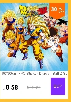 60*45 см Dragon Ball Супер Saiyan аниме Стикеры 3D визуальный эффект Вегета Сын Гохан Son Goku Kakarotto Broli режим Стикеры ST19