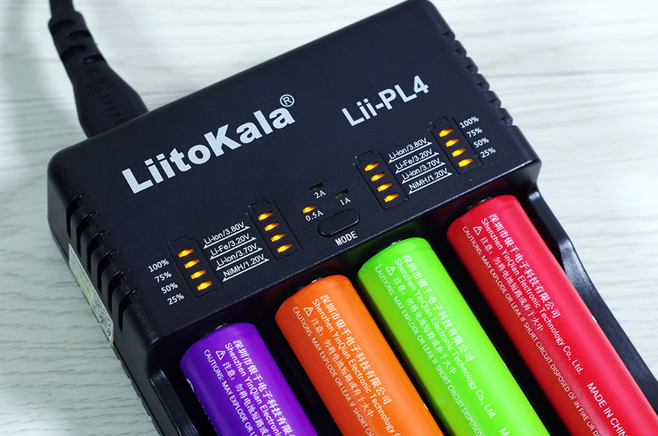 Умное устройство для зарядки никель-металлогидридных аккумуляторов от компании Liitokala: Lii-500 Lii-PD4 Lii-500S Lii-PL4 Lii-S4 sbattery Зарядное устройство 18650 21700 26650 АА Зарядное устройство 18350 18500 17500 25500 батарея