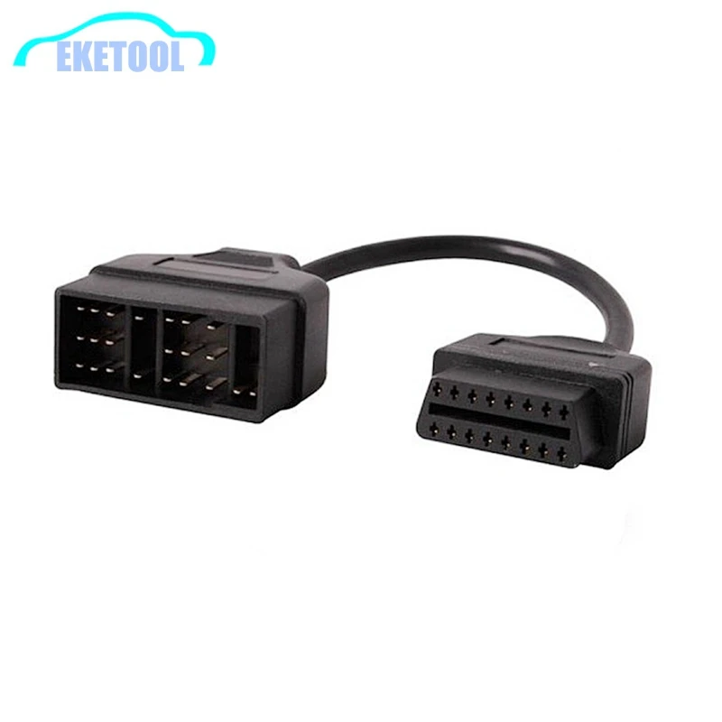 

10pcs/Lot OBD1 22PIN For Toyota Cable Connector 22PIN TO 16PIN OBD2 Connector For Toyota 22Pin Car Diagnostic Cable