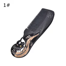 Расческа Щетка для волос натуральный массаж рук резные гребни Здоровый Уход за волосами щетки Антистатическая расческа