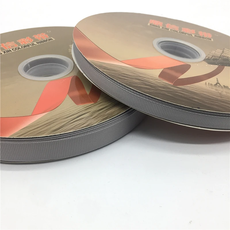 Лента высокого качества 5 ярдов 6/10/15/20/25/38/50 мм|grosgrain ribbon|ribbons for giftsgrey grosgrain ribbon |