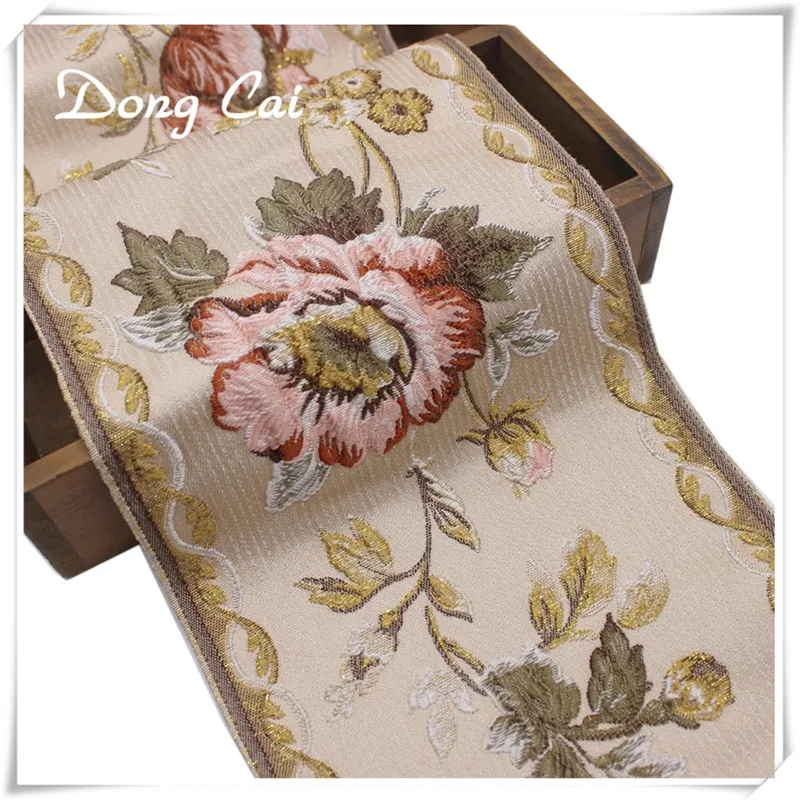 

16.5CM National pillow sofa European-style Rose Flower Curtain Patchwork Lace Ribbon Trim DIY Webbing Home Textile Decoration