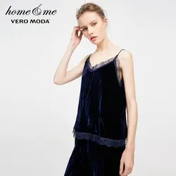 Vero Moda весенние кружевные бархатные топики-топики от солнца | 31816Y501